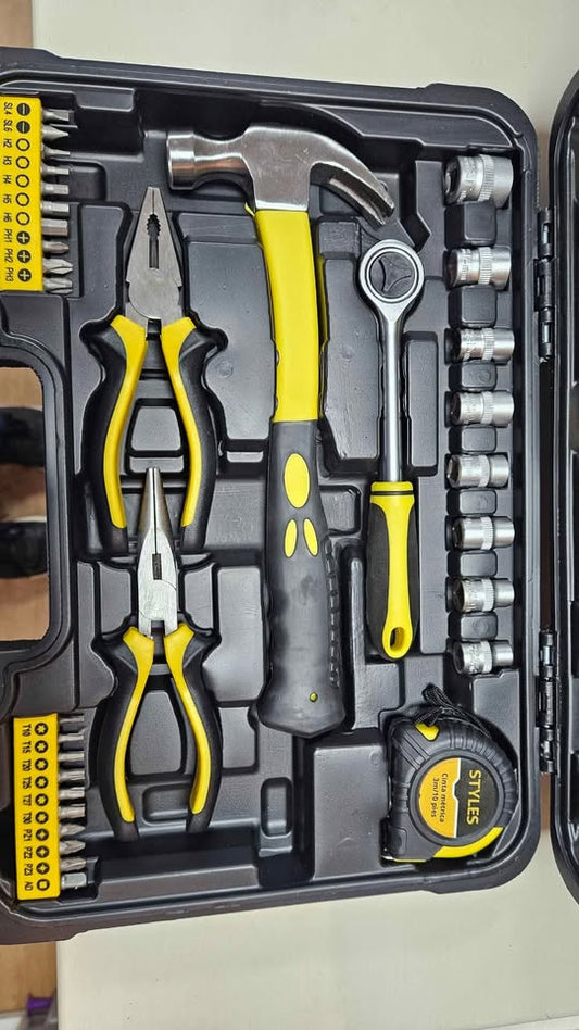 KIT DE HERRAMIENTAS CON 53 PIEZAS