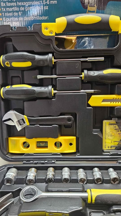 KIT DE HERRAMIENTAS CON 53 PIEZAS