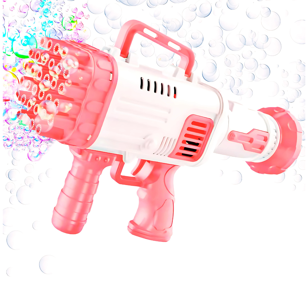 PISTOLA DE BURBUJAS O BURBUJERO PARA NIÑOS Y NIÑAS