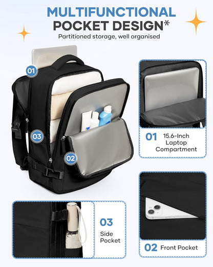 MOCHILA VIAJERA VIRAL DE AMAZON NEGRO